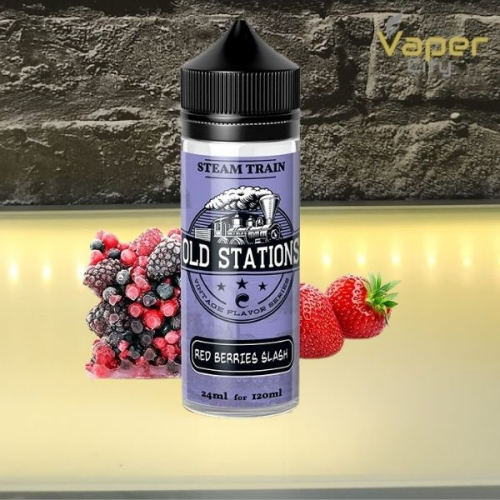 Red Berries Slash 120ML Old Stations by Steam Train