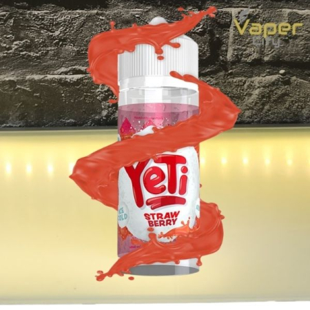 Yeti Flavour Shot Strawberry 120ml-Iced